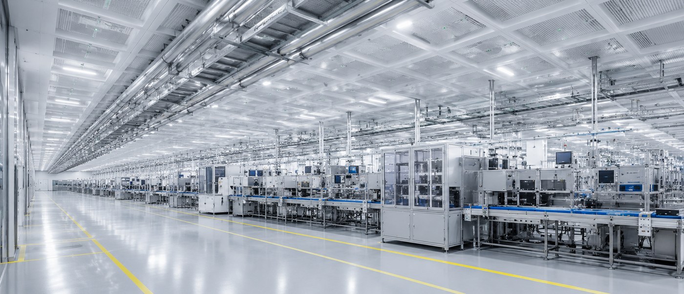 Cleanroom production floor